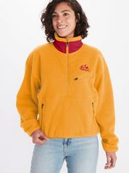 Marmot Bluza polarowa w kolorze żółtym rozmiar: XS. Żółte bluzy bez kaptura Marmot, xs, bez wzorów, z polaru, bez kaptura. Za 117.99 zł.