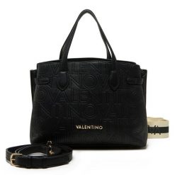 Torebka Valentino. Czarne torebki klasyczne Valentino, bez wzorów, klasyczne, bez dodatków. Za 409.99 zł.