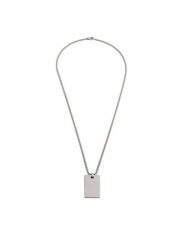 Calvin Klein Naszyjnik 35000404 Srebrny. Szare naszyjniki Calvin Klein, z tworzywa sztucznego, metalowe. Za 219.99 zł.