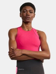 Craft Top sportowy "ADV Hit" w kolorze różowym rozmiar: L. Różowe topy sportowe Craft, l, bez wzorów, z materiału, outdoorowe. Za 104.99 zł.