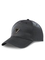 Guess Czapka z daszkiem AW5283 COT01 Czarny. Czarne czapki z daszkiem Guess, z aplikacjami, z bawełny. Za 129.99 zł.