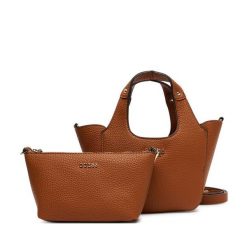 Torebka Guess. Brązowe torebki klasyczne Guess, z aplikacjami, klasyczne, bez dodatków. Za 449.99 zł.
