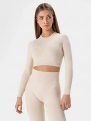 Carpatree Koszulka sportowa "Allure" w kolorze beżowym rozmiar: L. Brązowe t-shirty sportowe Carpatree, l, bez wzorów, z materiału, bez ramiączek, outdoorowe. Za 114.71 zł.