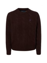 Polo Ralph Lauren sweter z dzianiny z zawartością kaszmiru Kobiety Kaszmir brązowy, XL. Brązowe swetry Polo Ralph Lauren, xl, bez wzorów, z dzianiny, bez ramiączek. Za 1,199.95 zł.