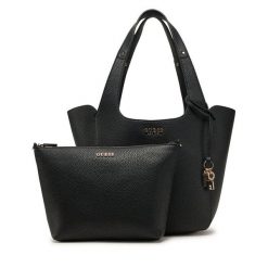 Torebka Guess. Czarne torebki klasyczne Guess, z aplikacjami, klasyczne, bez dodatków. Za 439.99 zł.