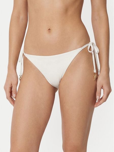 Guess Dół od bikini E6GO01 KF412 Biały. Białe bikini Guess, z aplikacjami, z syntetyku. Za 219.99 zł.