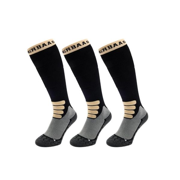 Skarpety narciarskie - Merino Wool Pro - 3 pary - Czarne. Czarne skarpetki POEDERBAAS, bez wzorów, narciarskie. W wyprzedaży za 329.62 zł.