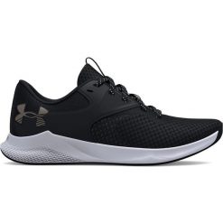 Buty Treningowe Damskie Under Armour Charged Aurora 2. Czarne buty treningowe Under Armour, bez wzorów, bez zapięcia, na fitness i siłownię. Za 199.99 zł.