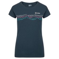 Damski bawełniany t-shirt Kilpi TOFFEES-W. Niebieskie t-shirty sportowe Kilpi, xs, bez wzorów, z bawełny, bez ramiączek. Za 141.99 zł.