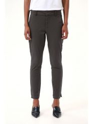 Kaffe Spodnie w kolorze antracytowym rozmiar: 34. Czarne spodnie materiałowe Kaffe, bez wzorów, z materiału. Za 82.99 zł.