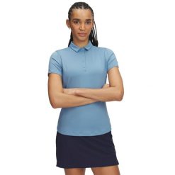 Damska koszulka polo Under Armour Playoff. Białe t-shirty sportowe Under Armour, s, bez wzorów, z materiału, bez ramiączek, na golfa. Za 293.55 zł.