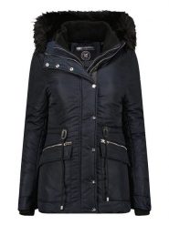 Geographical Norway Kurtka zimowa "Acam" w kolorze granatowym rozmiar: L. Niebieskie kurtki Geographical Norway, na zimę, l, bez wzorów, z puchu, bez kaptura. Za 247.11 zł.