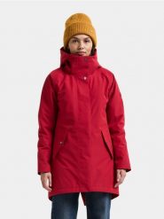 Didriksons Parka Kobiety czerwony, 36. Czerwone płaszcze Didriksons, bez wzorów, eleganckie, bez kaptura. Za 1,249.95 zł.