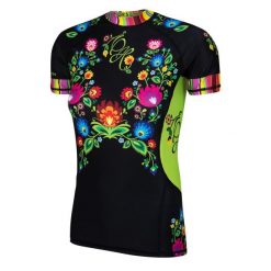 Koszulka Sportowa Damska do fitness Rasguard MMA EXTREME HOBBY FOLK. Czarne t-shirty sportowe EXTREME HOBBY, xs, bez wzorów, z bawełny, bez ramiączek, na fitness i siłownię. Za 199.00 zł.