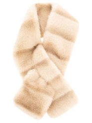 Zwillingsherz Szal w kolorze beżowym - 88 x 11 cm rozmiar: onesize. Brązowe szaliki i kominy Zwillingsherz, bez wzorów, z materiału. Za 99.95 zł.