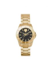Plein Sport Zegarek Glam PSKBA0923 Złoty. Żółte, analogowe zegarki Plein Sport, złote. Za 539.99 zł.