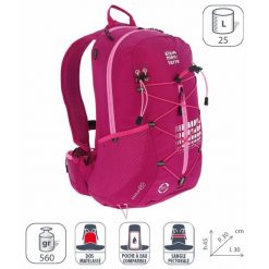 Plecak Elementerre sarawat 25 l. Czerwone plecaki Elementerre, bez wzorów, z meshu, bez dodatków. Za 252.50 zł.