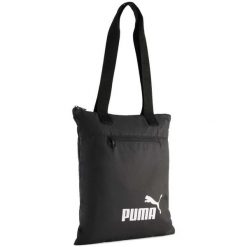 Torba Puma Phase Packable Tote 10L. Czarne torby sportowe Puma, bez wzorów, z materiału. Za 79.81 zł.