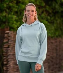 Bluza damska z kapturem ELT Strasbourg. Szare bluzy z kapturem ELT, l, bez wzorów, z bawełny, z kapturem, do jazdy konnej. Za 256.85 zł.