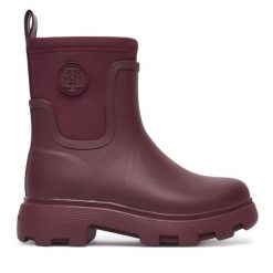 Kalosze Tommy Hilfiger. Czerwone kalosze Tommy Hilfiger, bez wzorów, bez zapięcia. Za 489.99 zł.