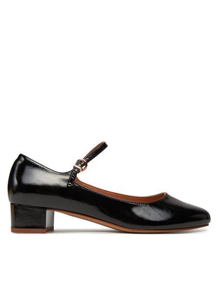 Balagan Baleriny Yafa Czarny. Czarne baleriny BALAGAN, bez wzorów, ze skóry, bez obcasa, bez zapięcia. Za 374.99 zł.