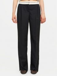 JJXX Spodnie materiałowe Ellis 12261522 Czarny Loose Fit. Czarne spodnie materiałowe JJXX, bez wzorów, z materiału. Za 129.99 zł.