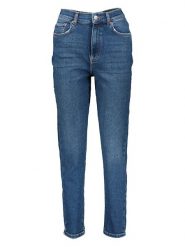 Gina Tricot Dżinsy - Mom fit - w kolorze niebieskim rozmiar: 32. Niebieskie jeansy Gina Tricot, bez wzorów, klasyczne, z podwyższonym stanem. Za 46.51 zł.