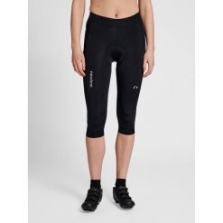 Legginsy damskie Newline Core Bike. Czarne legginsy Newline, bez wzorów, z dżerseju, sportowe. Za 240.35 zł.