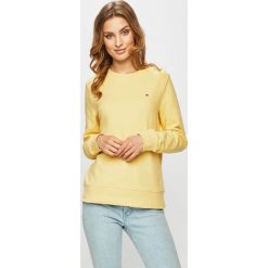 Tommy Hilfiger - Bluza. Niebieskie bluzy Tommy Hilfiger, l, bez wzorów, z bawełny, bez ramiączek, bez kaptura. W wyprzedaży za 219.90 zł.