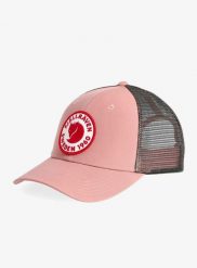 Czapka z daszkiem Fjallraven 1960 Logo Langtradarkeps. Czerwone czapki z daszkiem Fjällräven, na lato, bez wzorów, z bawełny, biznesowe. Za 233.00 zł.