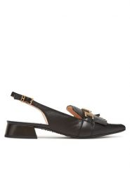 Hispanitas Baleriny Dali CHV253817 Czarny. Czarne baleriny Hispanitas, bez wzorów, ze skóry, bez obcasa, bez zapięcia. Za 359.99 zł.