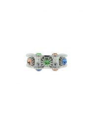 Otazu Pierścionek z kryształami Swarovski rozmiar: onesize. Szare pierścionki Otazu, z kryształem, z mosiądzu. Za 207.39 zł.