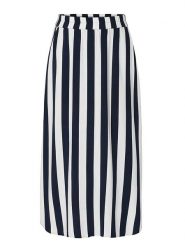 TATUUM Spódnica "Katia" w kolorze granatowo-białym rozmiar: 42. Niebieskie spódnice Tatuum, na co dzień, s, bez wzorów, z wiskozy, klasyczne, midi, proste. Za 145.60 zł.