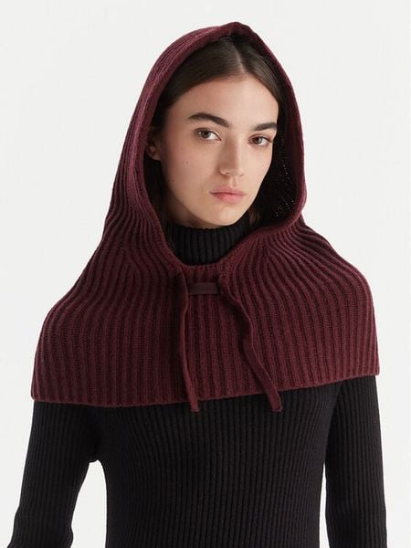 PINKO Komin 104494 A2Z1 R57 Bordowy. Czerwone szaliki i kominy Pinko, bez wzorów, z wełny. Za 659.99 zł.