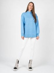 Silvian Heach Sweter | PGA22001MA | Kobieta | Niebieski, Błękitny. Niebieskie swetry Silvian Heach, s, bez wzorów, z bawełny, bez ramiączek. W wyprzedaży za 179.00 zł.