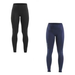 Damskie legginsy sportowe Craft, długie. Czarne legginsy Craft, bez wzorów, z materiału, sportowe, długie. Za 192.85 zł.