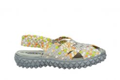 Sandały Rock Dakota Grey Veggie 032053, Szary, Materiał - 41. Szare sandały Rock Spring, bez wzorów, z materiału, rockowe, bez obcasa, bez zapięcia. W wyprzedaży za 164.99 zł.