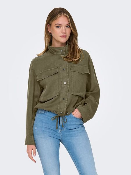 ONLY Kurtka przejściowa w kolorze khaki rozmiar: XL. Brązowe kurtki ONLY, xl, bez wzorów, z lyocellu, bez kaptura. Za 174.95 zł.