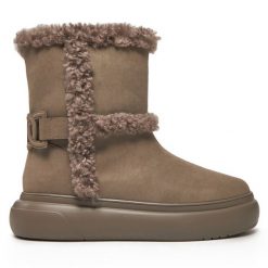 Śniegowce TWINSET. Brązowe śniegowce Twinset, bez wzorów, bez zapięcia. Za 1,149.00 zł.