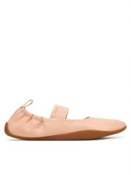Calvin Klein Baleriny Ballet Sneaker Mj Lth HW0HW03308 Kremowy. Białe baleriny Calvin Klein, bez wzorów, ze skóry, bez obcasa, bez zapięcia. Za 409.99 zł.