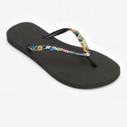 Japonki damskie Olaian 500 Little Azae. Czarne japonki OLAIAN, bez wzorów, sportowe. Za 54.99 zł.