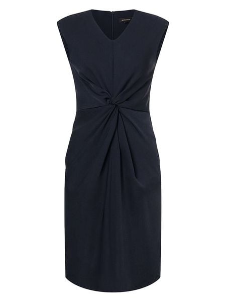 More & More Sukienka w kolorze granatowym rozmiar: 36. Niebieskie sukienki More & More, bez wzorów, z wiskozy, bez kołnierzyka, bez ramiączek, midi. Za 166.10 zł.