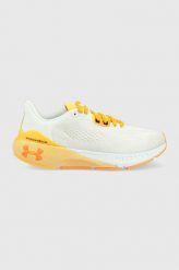 Under Armour buty do biegania Hovr Machina 3 kolor różowy. Czerwone buty do biegania Under Armour, bez wzorów, z gumy, bez zapięcia, do biegania. W wyprzedaży za 429.99 zł.