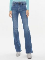 Pinko Jeansy Flora 100561 A0J8 Niebieski Flared Leg. Niebieskie jeansy Pinko, bez wzorów, z bawełny. Za 439.99 zł.