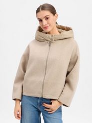 Opus sweter wełniany Kobiety beżowy, M. Brązowe swetry Opus, m, bez wzorów, z wełny, eleganckie, bez ramiączek. Za 749.95 zł.