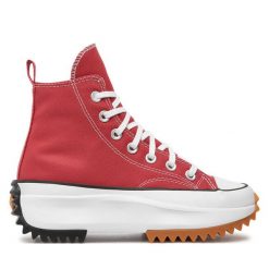 Trampki Converse. Czerwone trampki Converse, bez wzorów, retro, bez zapięcia. Za 329.99 zł.