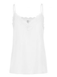 Fresh Made Top w kolorze białym rozmiar: XS. Białe topy Fresh Made, s, bez wzorów, z koronki, klasyczne, bez kołnierzyka, bez ramiączek. Za 41.95 zł.