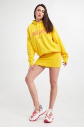 Sukienka dresowa DSQUARED2. Sukienki Dsquared2, s, bez wzorów, z dresówki, bez kołnierzyka, bez ramiączek. W wyprzedaży za 1,819.35 zł.