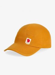 Czapka z daszkiem Fjallraven High Coast Lite Cap. Żółte czapki z daszkiem Fjällräven, bez wzorów, z materiału. Za 233.25 zł.