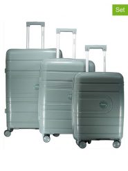 Geographical Norway 3-częściowy zestaw "Savage" w kolorze miętowym rozmiar: onesize. Niebieskie walizki Geographical Norway. Za 393.45 zł.